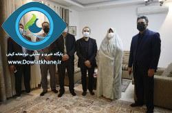 دیدار صمیمی محمدرضا لواسانی با خانواده شهید دفاع مقدس