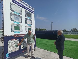 زمین فوتبال هیبریدی کیش با استانداردهای روز جهان فوتبال برابری  میکند 