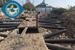 اجرای طرح های زیرساختی و احداث حدود ۷۰ حلقه چاه جذبی در کیش