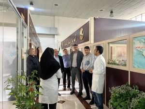 بازدید معاونت توسعه منابع و مدیریت انسانی سازمان منطقه آزاد کیش از آزمایشگاه بهینه آزمای کیش