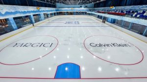 Kish Mica Mall ice rink in standard olympic Games