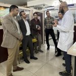 بازدید دادستان و رییس اداره نظارت بر اماکن عمومی کیش از آزمایشگاه استاندارد و غذا و دارو کیش