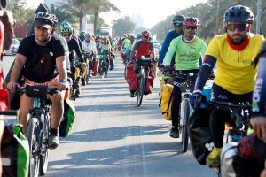 ۱۵۰ دوچرخه‌سوار از سراسر ایران به کیش آمدند